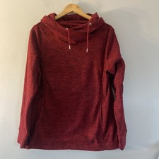 Regatta Jumper Womens Size 14 Burgundy Red Hoodie Hooded