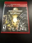 Mortal Kombat vs. DC Universe (PS3 PlayStation 3, 2008) CIB Tested And Working