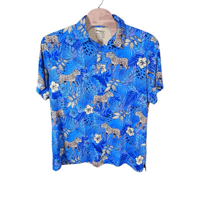 Birdie Bound 3XL Golf Polo Jaguar Tropical