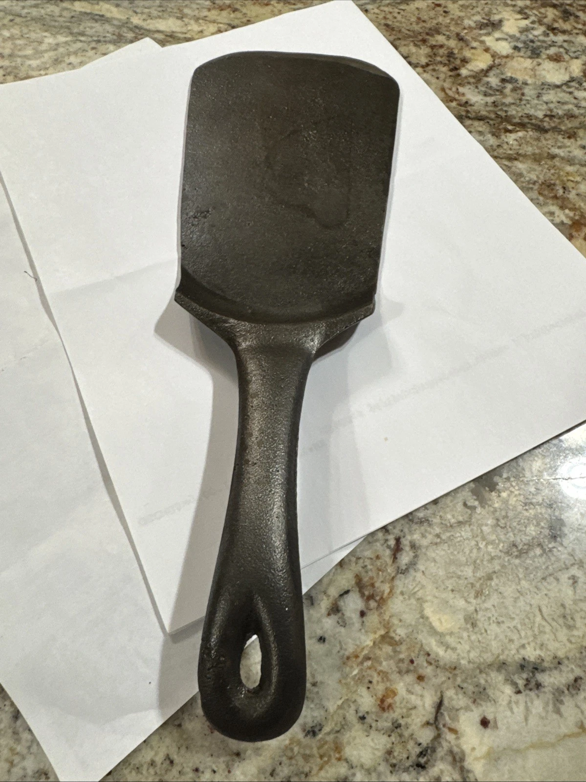 Vtg Cast Iron Skillet Spatula Handcrafted