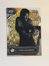 /50 2024 TOPPS HIGH TEK STAR WARS BLACK & WHITE LANDO CALRISSIAN BW-LC Gold