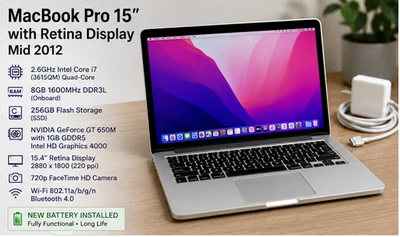 Macbook Pro 15 2012 for sale - eBay