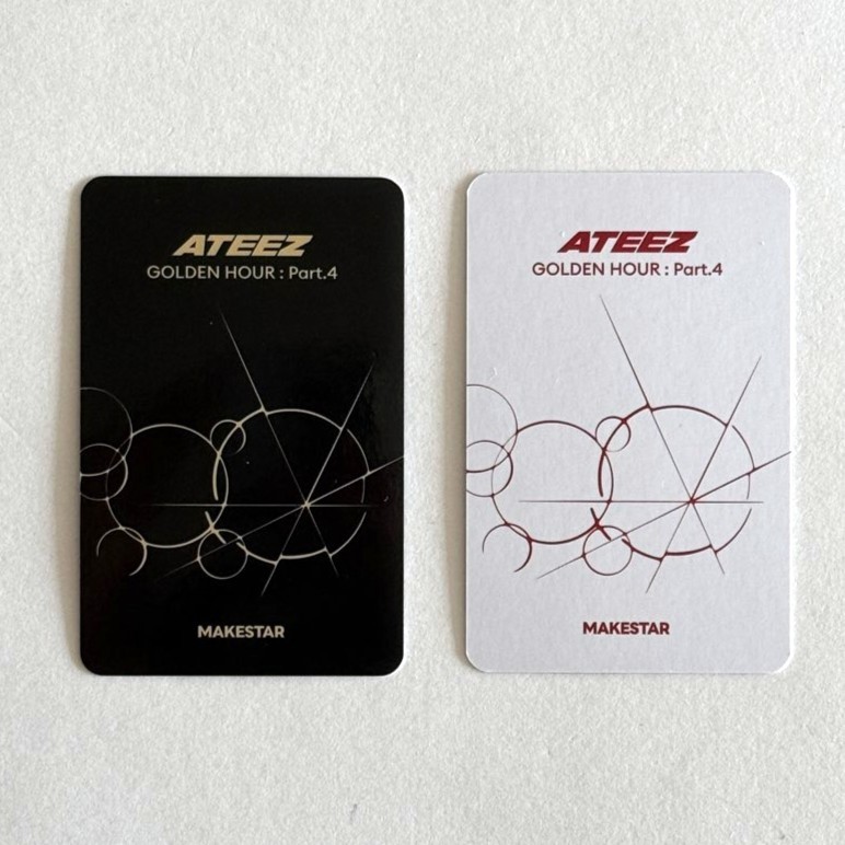 ATEEZ 13th Mini Album Golden Hour Part.4 MakeStar LuckyDraw