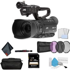 JVC GY-HM250 UHD 4K Streaming Professional Video Camcorder Bundle   LCD Screen