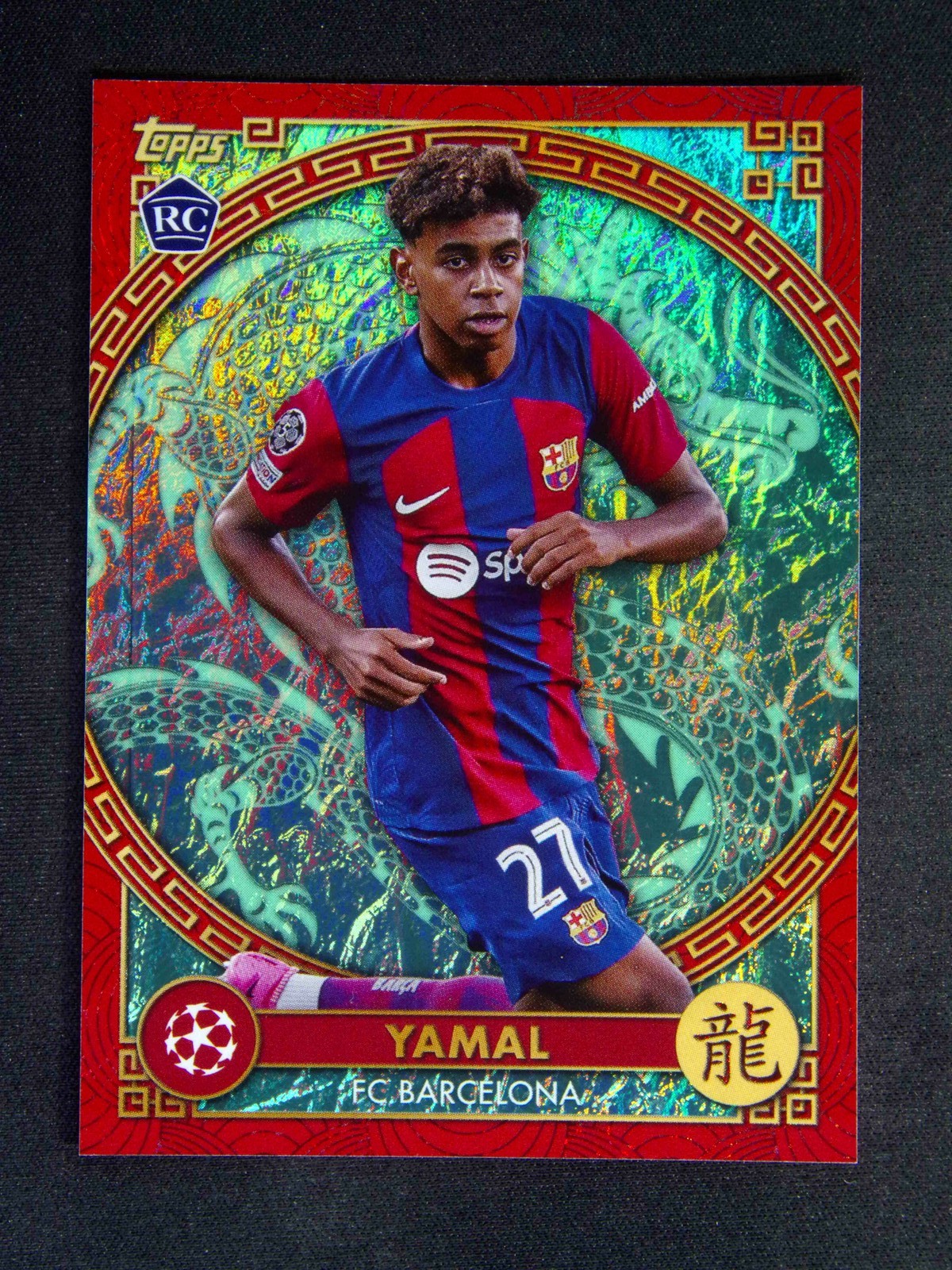 2023-24 Topps Jade UEFA Lamine Yamal #NY-7 RC Rookie Chinese New Year