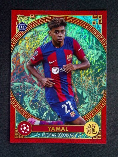 2023-24 Topps Jade UEFA Lamine Yamal #NY-7 RC Rookie Chinese New Year
