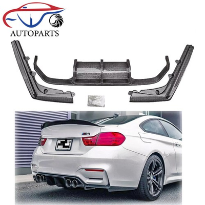 #ad Carbon Fiber Color Rear Bumper Diffuser Lip For BMW F80 M3 F82 F83 M4 2015 2020 $102.99
