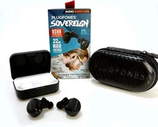 Plugfones Sovereign True Wireless Bluetooth Earplugs with Earphones OSHA