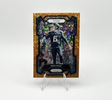 2023 Panini Prizm Nick Folk Orange Disco Parallel #208 Tennessee Titans