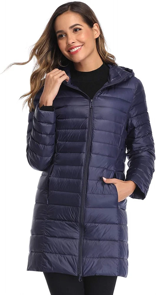 Plus size top packable winter coat