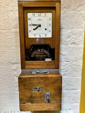 NATIONAL TIME RECORDER Co. Ltd. VINTAGE FULL SIZE PENDULUM CLOCKING-IN MACHINE
