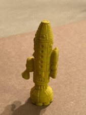 Vintage 1970's Diener Eraser, Yellow CETI-3 space raiders.