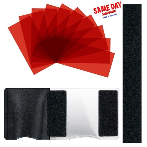 Gel Light Filter Photography 12 Colour Lamp Transparent Plastic Sheet Film 10Pcs - Picture 14 of 14