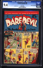 Daredevil Comics #50 (1948) CGC 9.4 -- White pages; Single HIghest Graded Copy