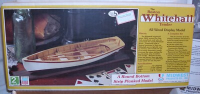 MIDWEST PRODUCTS THE BOSTON WHITEHALL TENDER WOOD MODEL KIT BOXED 978  NEW