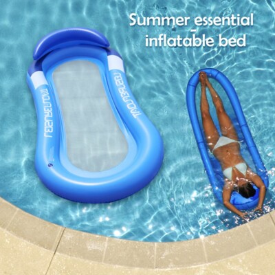 Aufblasbare Wasser-Hängematte für Damen | Pool Lounge Luftmatratze Strand