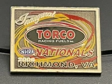 VRHTF VTG RARE COOL "2006 TORCO NATIONALS ATLANTA GA" HAT PIN 1.5" X 1.25"