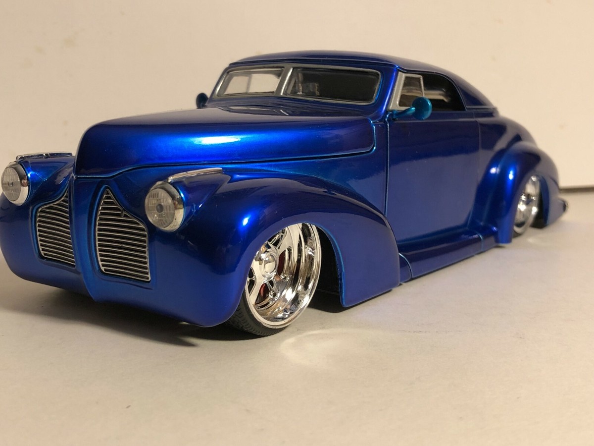 ミニカー Jada Toys1/24 1940PONTIAC BUSINESS COUPE JADA DUB CITY OLDSKOOL 1940 PONTIAC BLUE 1:24 DIECAST MODEL CAR