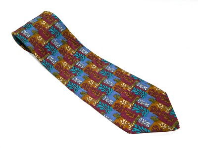 Men's Henri Matisse Silk NECKTIE Tie MODERNS MADE IN ITALY Fleurs De Neige 1951