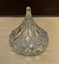 Hershey Crystal Kiss Covered Candy Dish, 5” Tall, Shannon Crystal