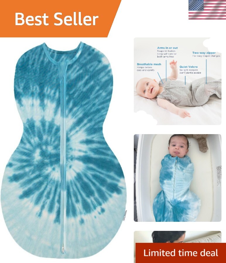 Sleepea 5-Second Swaddle - 100% Organic Cotton Baby Swaddle Blanket - Doctor ...