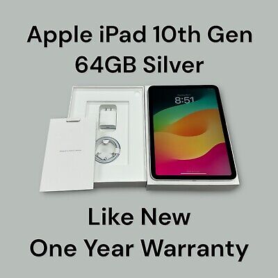 New Apple iPad 10th Gen. 64GB, Wi-Fi, 10.9in - Apple New Apple iPad 10th Gen. 64GB, Wi-Fi, 10.9in - Apple