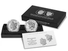 2023 S Silver Morgan And Peace Reverse Proof Two Coin Dollar Set. US Mint.