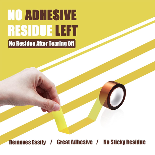 4 Rolls 20Mm X16M(52Ft) Heat Tape High Temperature Heat Resistant Tape Heat Tran - Picture 4 of 12