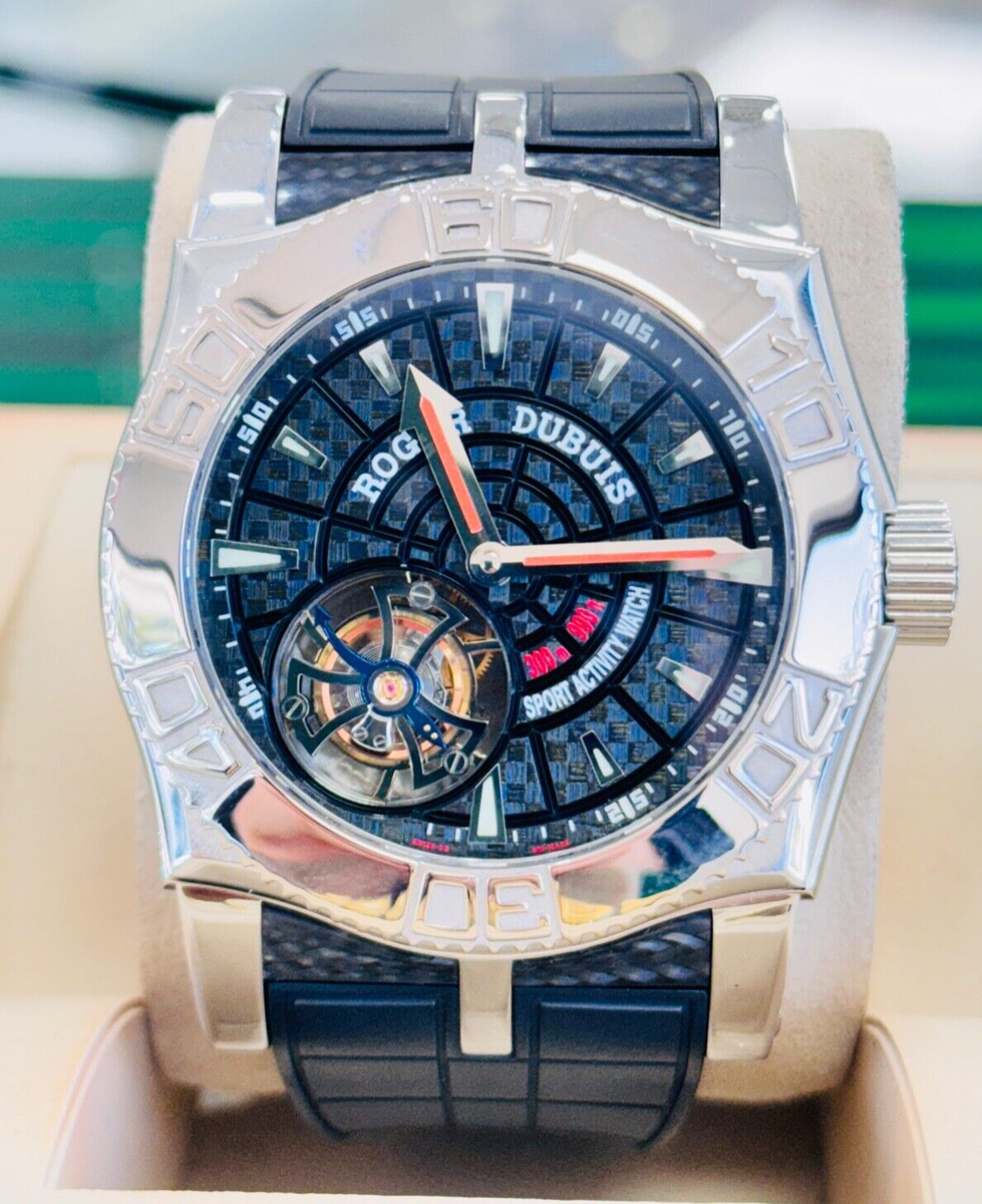 Roger Dubuis Easy Diver SE48 02 9/0 K9.53 Tourbillon 48 Carbon