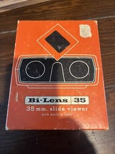 VINTAGE VIEW-MASTER BI-LENS 35mm BAKELITE SLIDE VIEWER IN BOX