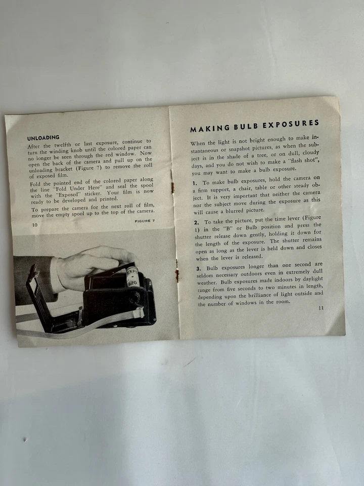 Folleto de instrucciones para cámara Ansco Rediflex Foto 3 de 4