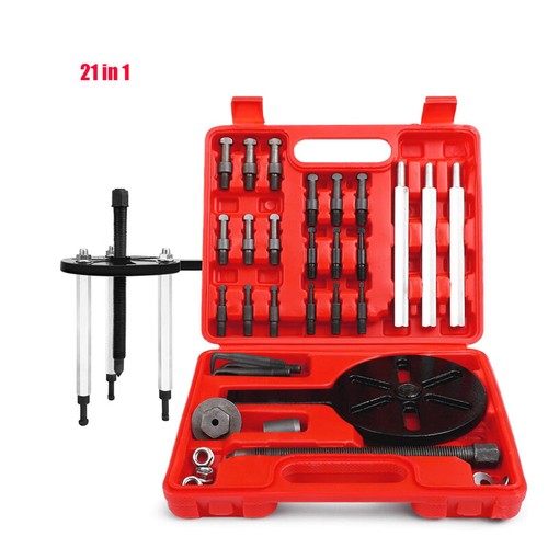 Bearing Disassembly Tools 21-in-1 Blind Bearing Puller Set With 3 Jaw Design - Inner Hole Bearing Removal Tool Kit Blind Hole Bearing Remover - Foto 5