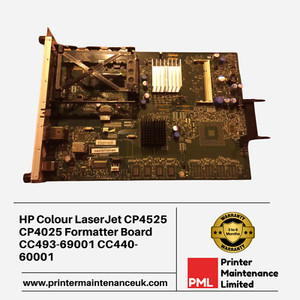 HP Color LaserJet CP4525 CP4025 Formatiererplatine CC493-69001 CC440-60001
