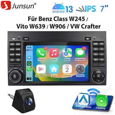 Für VW Crafter Benz A/B Klasse Carplay Autoradio Android 13 GPS Navi BT RDS +Kam
