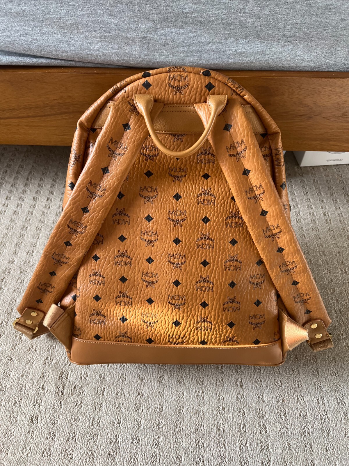 MCM Studs Backpack Rucksack Logogram MMK5SVE18CO0… - image 8