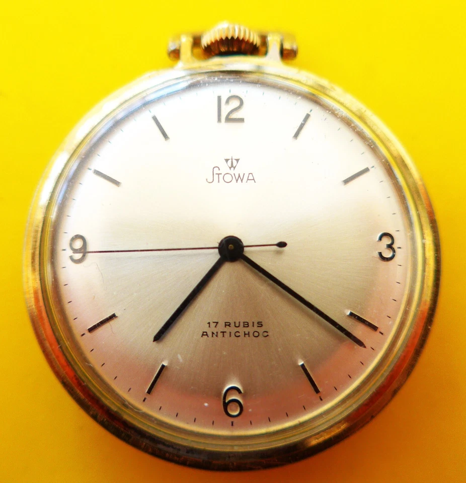 Men's Pocket Watch (Tails Gold Plated, Stowa , Durowe 450, Second, Good Function - Image 2 of 4