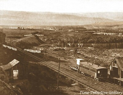 Railroad Station, near The Dalles, Oregon - 1867 - Historic Photo Print
