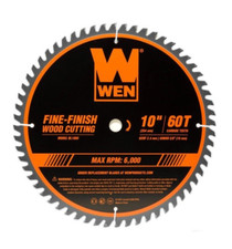 10  60-Tooth Fine Finish Professional Woodwork Saw Blade for Miter  Table Saws