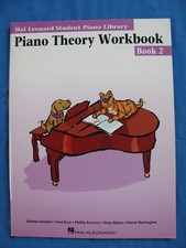 Hal Leonard Student Piano Library Piano Theory Workbook Book 2 NEW!