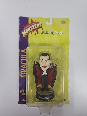 DRACULA Little Big Heads Series 1 Universal Studios Monsters Sideshow 1998 New 