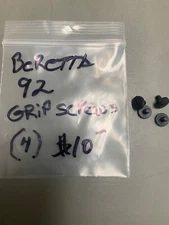 Factory original military Beretta 92 Grip Screws (4) US GI