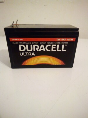 Duracell Ultra DURA12-8F2 12v sealed non-spillable battery