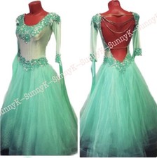 Handmade Dance Dress/Standard Ballroom Competition Dress smooth Waltz Tango
