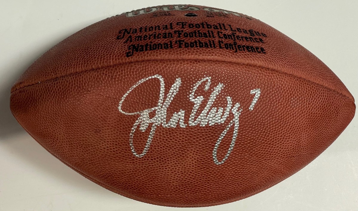 John Elway Autographed Official NFL Football (JSA) | eBay