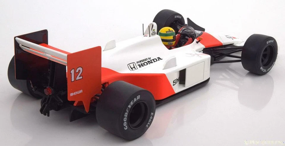 Mclaren Honda Mp4/4 #12 Gp Giapponese Campione Senna 1988 Premium X SEN18002 1/ - Immagine 2 di 4