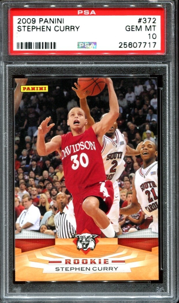 2009-10 Stephen Steph Curry Panini #372 Rookie RC PSA 10