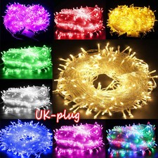 Fairy String Lights Mains Plug In Christmas Tree Wedding Party Xmas Garden Decor