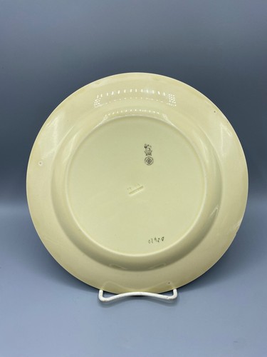 Antico piatto da esposizione anni 20 Royal Doulton dipinto a mano, domani sarà venerdì - Foto 6 di 9