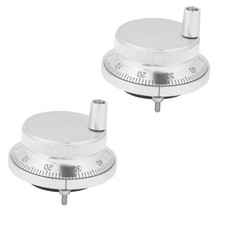 2PCS Handwheel CNC Manual Pulser Generator 60mm 5V 4Pins Machine Rotary Encoder