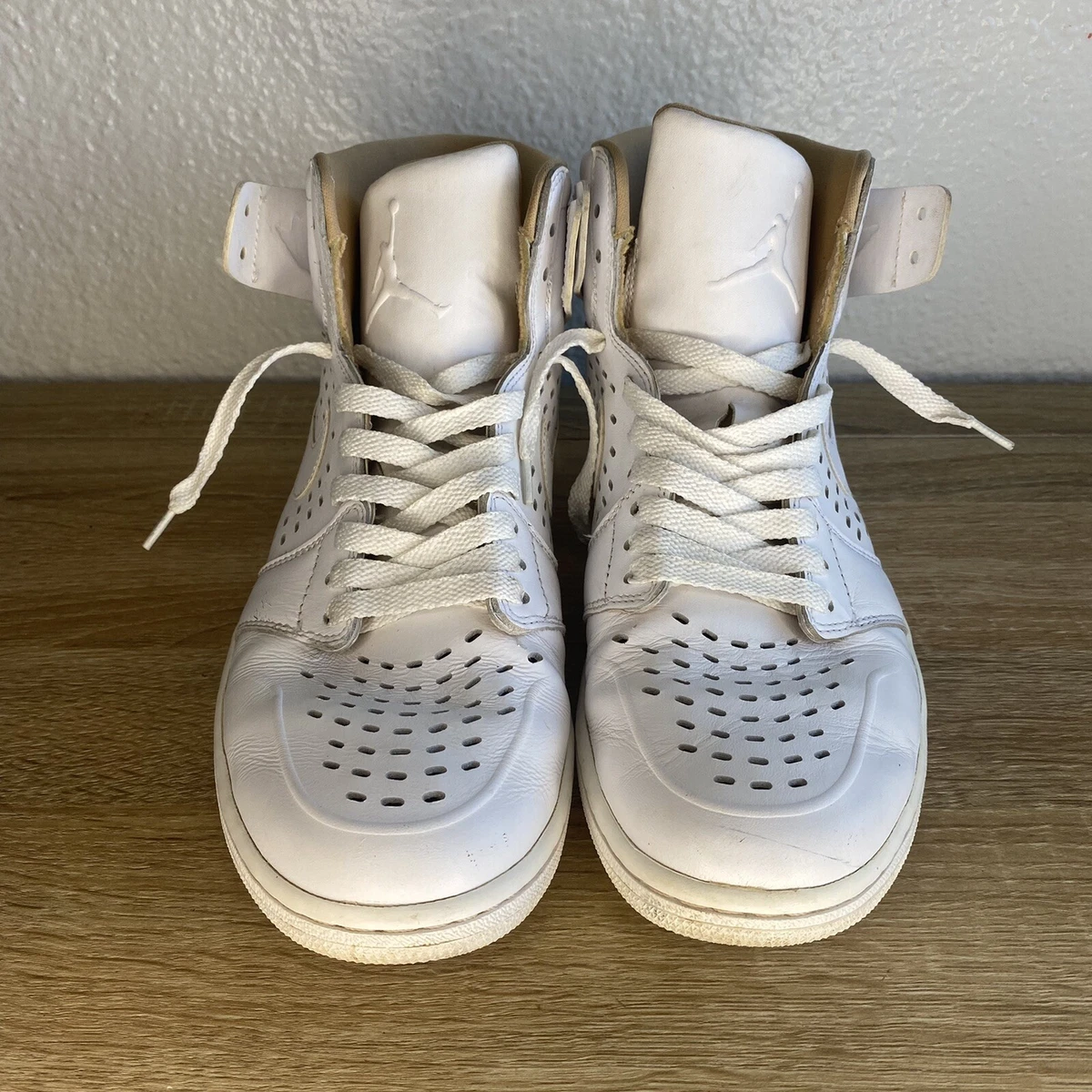 Nike Air Jordan 1 Retro High White Vachetta Tan Sneakers 845018142